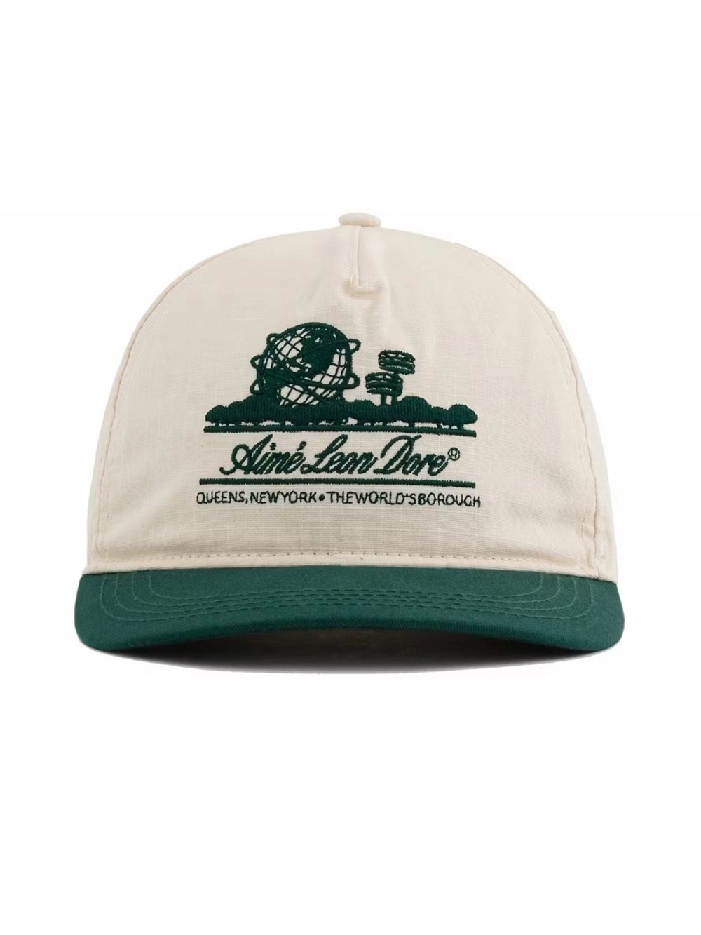 Aimé Leon Dore Unisphere Hat Cream & Forest Green